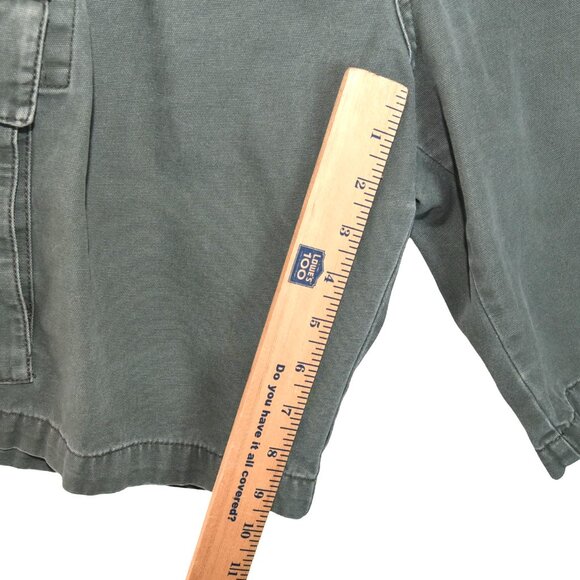 Boy Scouts of America Green Uniform Canvas Cargo Shorts Size 38 Outdoor Workwear - Picture 4 of 8